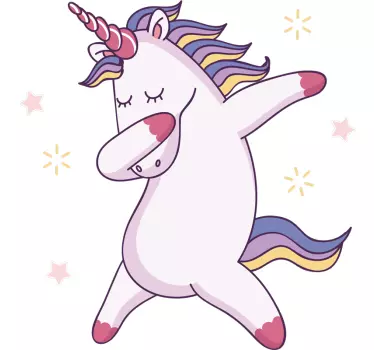 Autocolantes de ilustrações unicornio a dançar - TenStickers