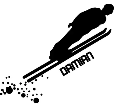 Autocolantes para desportos radicais Snowboard personalizável - TenStickers