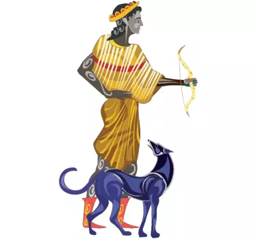 Autocolantes de política e religião Deusa Artémis - TenStickers