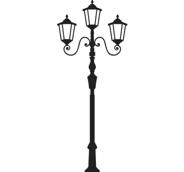 Autocolantes Vintage vinis decorativos lâmpada retro - TenStickers