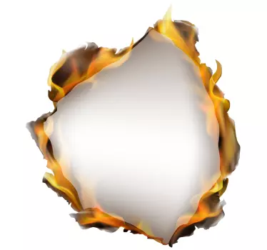 Decoração de parede de efeitos visuais de buraco de fogo - TenStickers