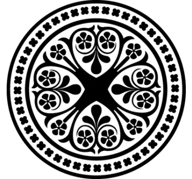 fotomural decorativo de mandalas de roseta celta - TenStickers
