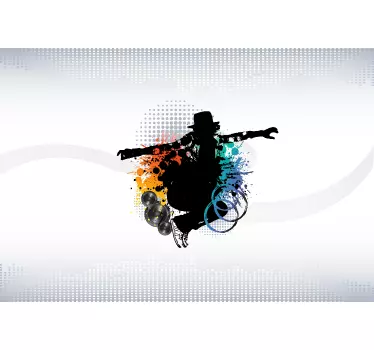 Sticker decorativo para portátil street dance - TenStickers