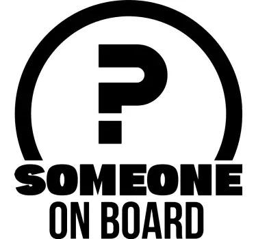 Bebe a bordo personalizado Alguém a bordo - TenStickers