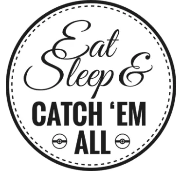 Sticker telemóvel catch em all - TenStickers