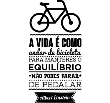 Vinil a vida Einstein - TenStickers