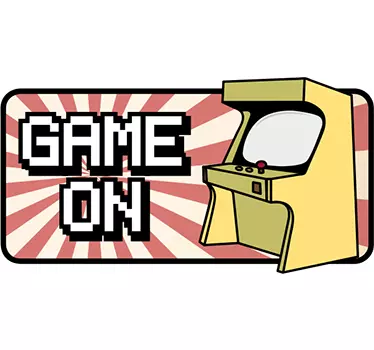 Vinil arcade game on - TenStickers