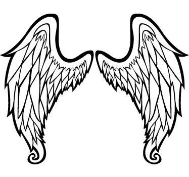 Vinil autocolante asas de anjo - TenStickers