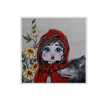 Vinil autocolante capuchinho vermelho - TenStickers