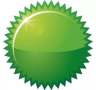 Vinil autocolante de promoções Círculo Verde - TenStickers