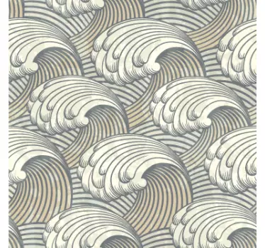 Vinil autocolante desenho de ondas - TenStickers