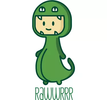 Vinil autocolante dinossauro infantil - TenStickers