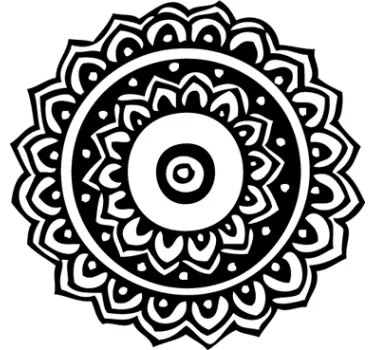 Vinil Autocolante Flor Indiana - TenStickers