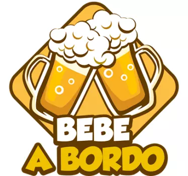 Vinil autocolante para carro bebé - TenStickers
