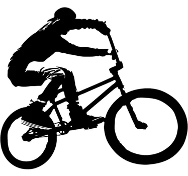 Vinil bicicleta freestyle - TenStickers