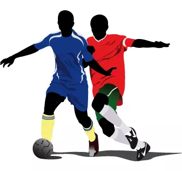 Vinil de futebol Jogadores de futebol - TenStickers