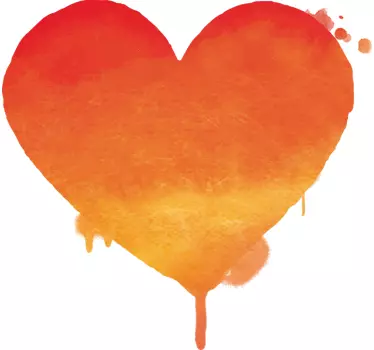 Autocolantes do dia de S. Valentim coração urbano - TenStickers