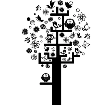 Vinil Decorativo Árvore Infantil - TenStickers
