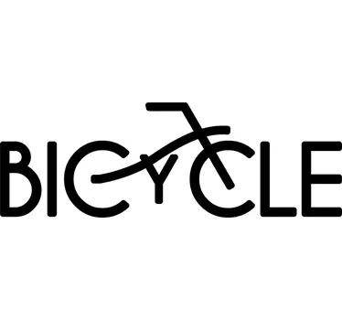 Vinil Decorativo Bicycle - TenStickers