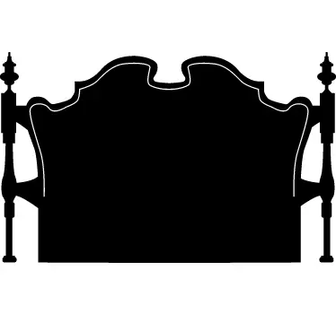 Vinil decorativo cabeceira de cama vintage - TenStickers