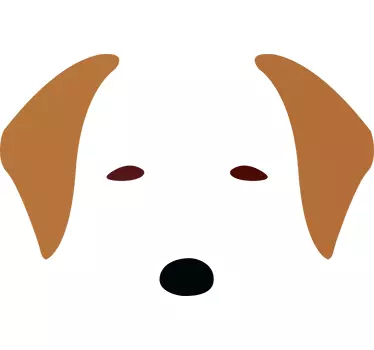 Vinil decorativo cara labrador - TenStickers