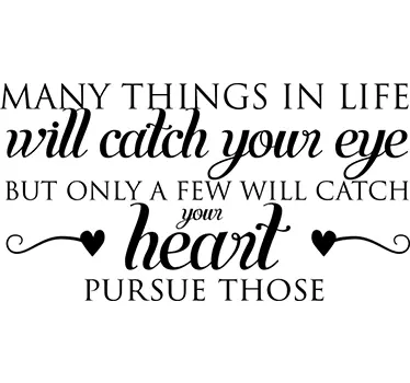 Vinil decorativo Catch Your Heart - TenStickers
