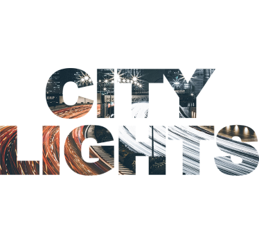 Vinil decorativo City Lights - TenStickers