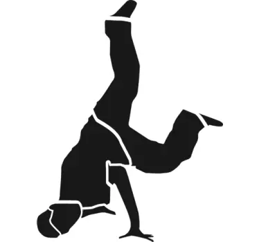 Vinil decorativo dança break dance - TenStickers