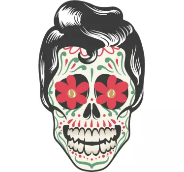 Vinil decorativo de acontecimentos caveira mexicana - TenStickers