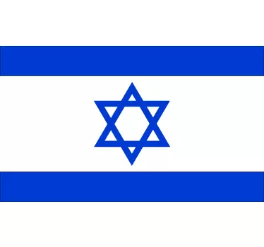 Vinil decorativo de países bandeira de Israel - TenStickers