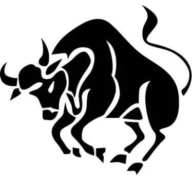 Autocolante decorativo de signos do zodíaco touro - TenStickers