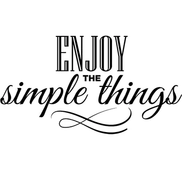Vinil decorativo enjoy the little things - TenStickers