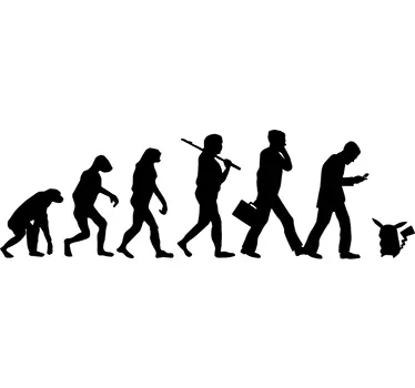 Vinil decorativo evolução pokémon go - TenStickers