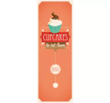 Vinil decorativo frigorífico cupcakes - TenStickers