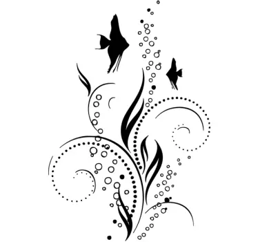 Vinil Decorativo Fundo do Mar - TenStickers