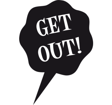 Vinil decorativo get out - TenStickers