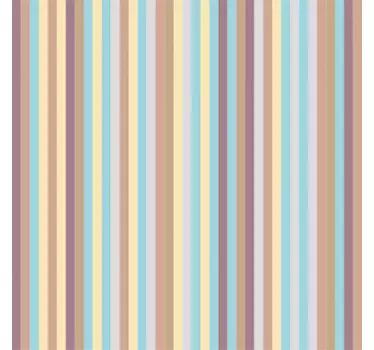 Vinil decorativo linhas em cores pastel - TenStickers