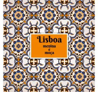 Vinil decorativo Lisboa Menina e Moça - TenStickers