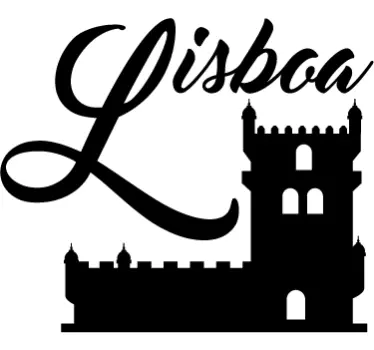 Vinil decorativo Lisboa Torre de Belém - TenStickers