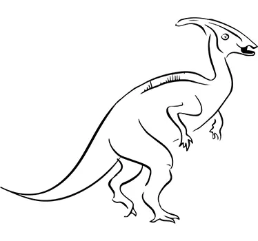 Vinil decorativo Parasaurolofo - TenStickers