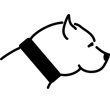 Vinil decorativo pitbull traço - TenStickers