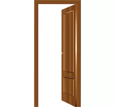 Vinil decorativo porta falsa - TenStickers