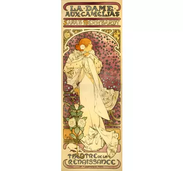 Vinil decorativo póster Dame Aux Camelias - TenStickers