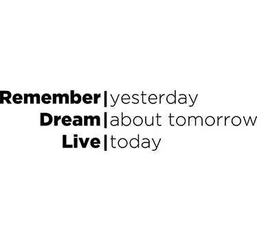 Vinil decorativo remember dream live - TenStickers