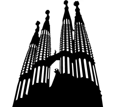 Vinil decorativo Sagrada Família, Barcelona - TenStickers