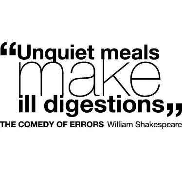 Vinil decorativo Shakespear Comédia dos Erros - TenStickers