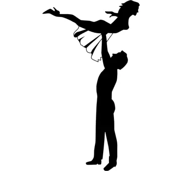 Vinil decorativo silhueta Dirty Dancing - TenStickers