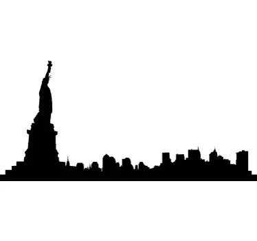Vinil decorativo skyline New York - TenStickers