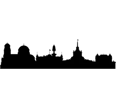 Vinil decorativo skyline Sofia - TenStickers