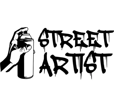 Vinil decorativo street artist - TenStickers